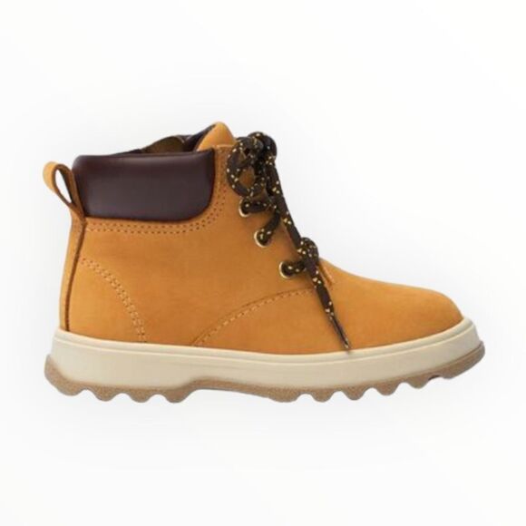 ZARA Kids | Mustard | LEATHER BOOTS - Picture 5 of 7